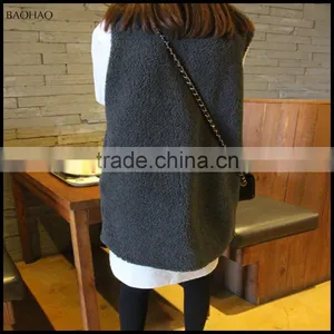 Ladies Elegant Winter Coat Long Winter Trench Vest Ladies Lamb Long Winter Coats thumbnail-4
