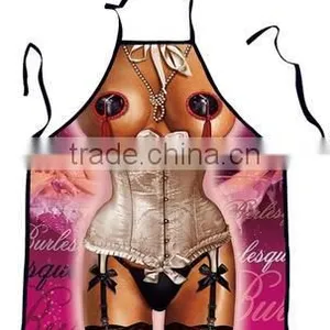Sexy Apron Digital Printing/appeal/PARTY/personality/couples PARTY/household Apron thumbnail-2