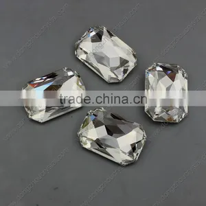 Lead Free Light Peach Colored Loose Fancy Crystal Stone for Wedding Dresses thumbnail-6