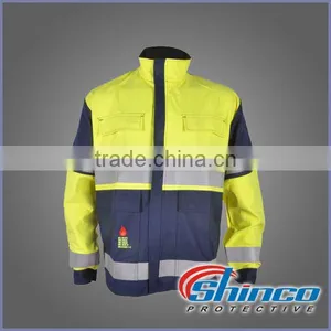 Hot Sale EN 471 Safety High Visibility Construction Worker Jacket for Work thumbnail-1