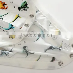Wholesale Baby Boys Clothes Bow Tie Dinosaur Shirt Jumpsuit Kids Rompers thumbnail-4