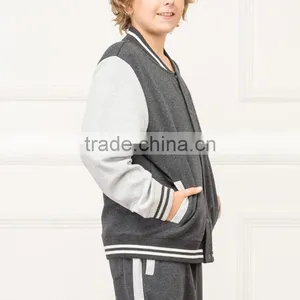 Spring Cotton School Children Casual Baseball Jackets / Varsity Jackets thumbnail-3