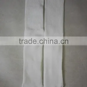 White Blank Sublimation Socks 100 Polyester Socks With Rib on Leg thumbnail-1