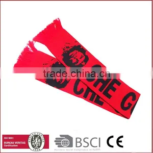 Custom Knitted 100% Acrylic Football Match Scarf Football Fan Knitted Sport Scarf thumbnail-1