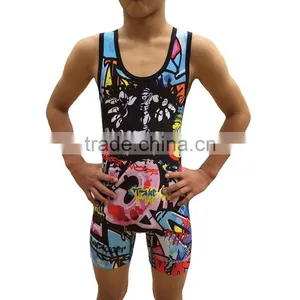 Gym CustomTight Wrestler Bodywear thumbnail-1
