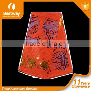 Beautiful Evening Party Dress Bazin African Clothing Bazin Lace In Soft Material thumbnail-3