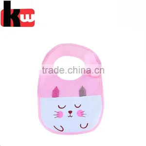 Hot Sale Design Orgain Cotton Pink Cute Baby Bibs thumbnail-1