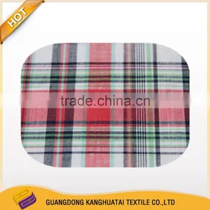 100% Yarn Dyed Grid Bamboo Fiber Cotton Fabric thumbnail-2