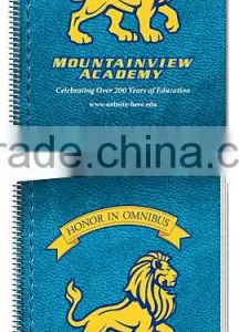 USA Made Full Color 50-Sheet Spiral Bound Notebook - Pages Are Lined, Bound on the Left Side and Comes With Your Logo thumbnail-1