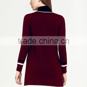 Most Popular Items Long Sleeve Zipper Sweater Women Dress 2017 for Lady thumbnail-3