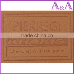 Wholesale Factory Direct Fashion Custom Leather Labels and Tags for Clothing thumbnail-1