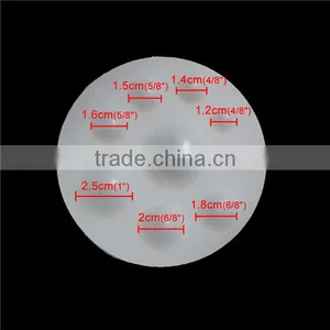 Silicone Resin Mold Round White 8.4cm Dia. thumbnail-2