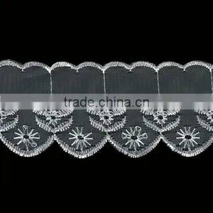 African Embroidery Organza Lace thumbnail-1