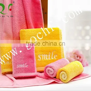 Custom Solid Color Logo Embroidered Face Towels100% Cotton thumbnail-3