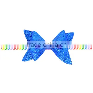 Glitter Sequin Bow Baby Headband thumbnail-5