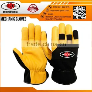 Mechanics Gloves Super Safety Work Impact Riggermen Hi-Vis Synthetic Leather thumbnail-3