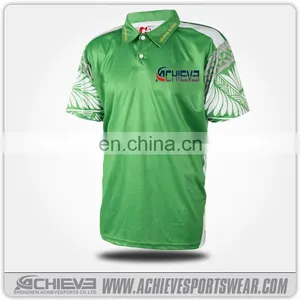 Wholesale Sublimation Cricket Shirts Printed Cricket Jerseys thumbnail-4