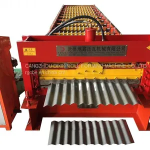 China Hot Sale Galvanized Steel Roofing Sheet and Wall Sheet Roll Forming Machine thumbnail-2