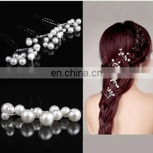 Bride Wedding Headcomb Pearl Hair Clip Wedding Accessories thumbnail-3