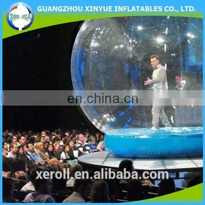 Custom Life Size Snow Globe Clear Inflatable Dome for Live Show thumbnail-1