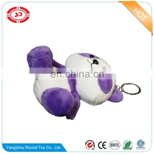 Purple Panda Plush Soft Stuffed Kids Gift Keychain Cheap Fancy CE Toy thumbnail-2