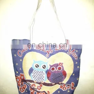 Handloom Cotton Canvas Shopping Tote Bags thumbnail-2