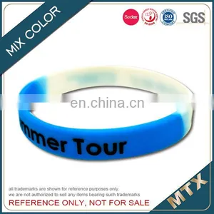 Mix Colors Silicon Wristband Bracelet Supplier thumbnail-5