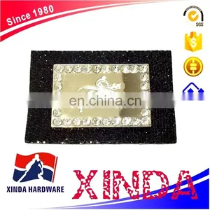 Leather Metal Patches, Leather Labels With Customized Hardware thumbnail-1