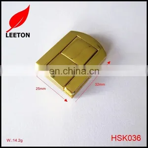 Shiny Gold Metal Lock for Wooden Box thumbnail-6
