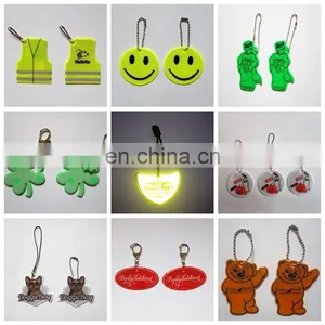 Gifts Promotion Customized Reflective Cheap Key Chains thumbnail-3