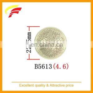40L 25mm Round Zinc Alloy , Zamak , Metal Hand Sewing Suit Button With Enamel thumbnail-2
