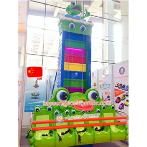 Zhongshan Amusement Park Equipment Fall Tower Rides 5 Seat Frog Jump Mini Drop Ride Jumping Machine, Crazy for Kids thumbnail-5