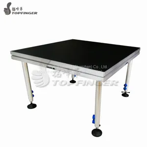 Cheap Price Mini Adjustable Folding Outdoor Event Wedding Aluminum Used Mobile Portable Stage Platform For Sale thumbnail-1