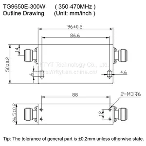 RF Dual Junction N/SMA Connector GMHz Coaxial Isolator thumbnail-3