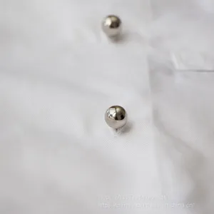 Plastic Golden and Sliver Buttons Restaurant Uniforms Chef Jacket Uniform Suit Buttons thumbnail-1