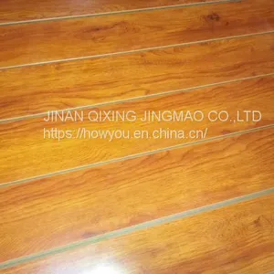 Durable Ac4 Teak Wood Laminate Flooring For Hotel thumbnail-2