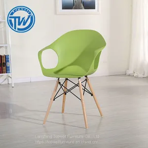DC-6002 Topwell High Quality Plastic Chair Lounge Chair Modern Dinig Chair thumbnail-3