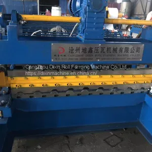 Roof Tile Trapezoidal Double Layer Roll Forming Making Machine for China thumbnail-4