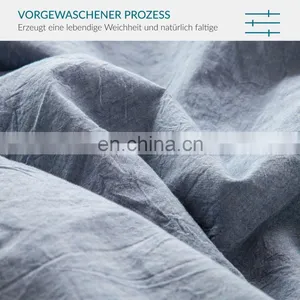 Luxury Brand 100% Cotton Material UK Single Sizes Duvet Cover Sets thumbnail-6