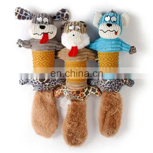 Funny Squeaking Dog Toy Stuffed Plush Playing Dachshund Dog Plush Toys thumbnail-1
