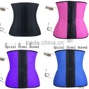 New Arrival Sexy Waist Trainer Slimming Corset Cheap Wholesale Latex Waist Corsets thumbnail-1