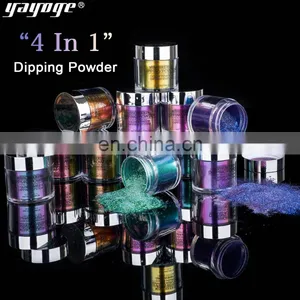 Work Visa Nail Art Designs 4 in 1 Dip Powder CPNP Carving Gel Mirror Chrome Powder on Promotion thumbnail-5