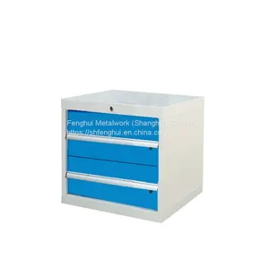 Customized OEM Locker Multi-layer Drawer Type Hand Push Tool Cart With Double Door and Caster Hardware Tool Cabinet thumbnail-1