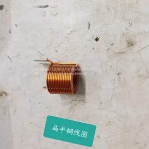 Flat Copper Coil，flat Line Inductor,aircored Coil,2*6 Flat Copper Coil thumbnail-2