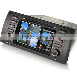 7" 1 Din 7 Inch Car DVD Player for 5er E39 X5 E53 China Supercharger Auto Accesories Erisin ES7153B thumbnail-5