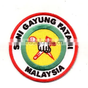 Customized Embroidery Patches With Iron on Backing thumbnail-1
