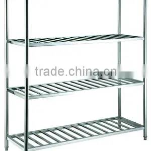Types of Square Tube Stainless Steel Hotel Room Service Cart Service Trolley thumbnail-5