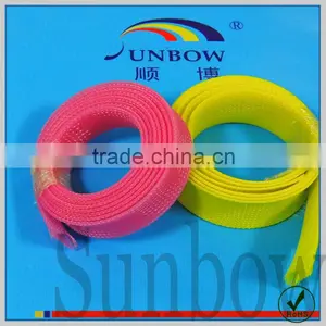 Thermal Insulation Cable Protection Expandable PET Woven Mesh Tube thumbnail-3