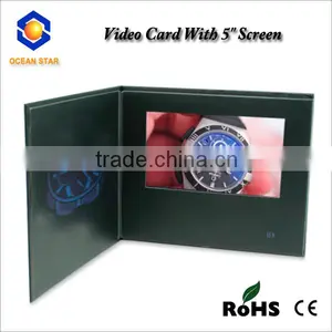 LCD Video Brochure Card2.4'' 2.8'' 4.3'' 5'' 7'' 10.1'' Video Business/wedding/promotion/greeting Card thumbnail-1