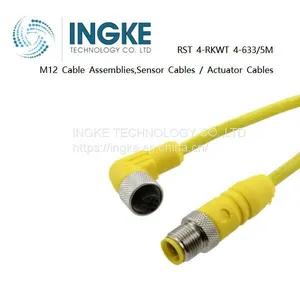 INGKE,RST 4-RKWT 4-633/5M,M12 Cable Assemblies,Sensor Cables / Actuator Cables thumbnail-1